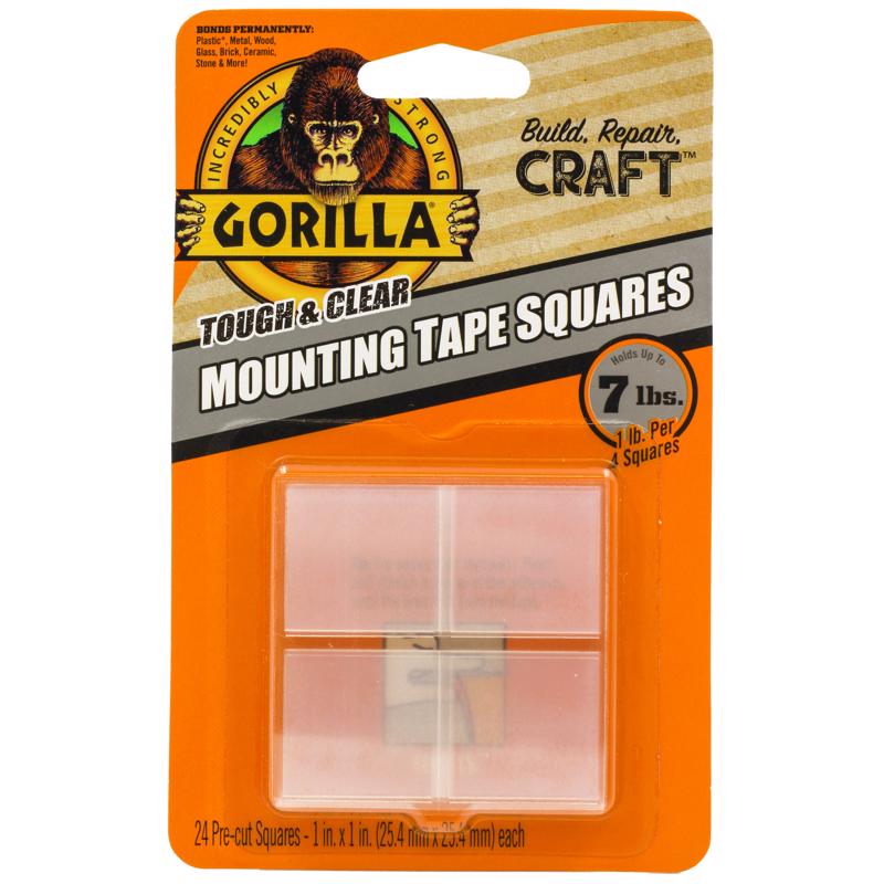 Gorilla Double-Sided Mounting Squares - 24 pc.