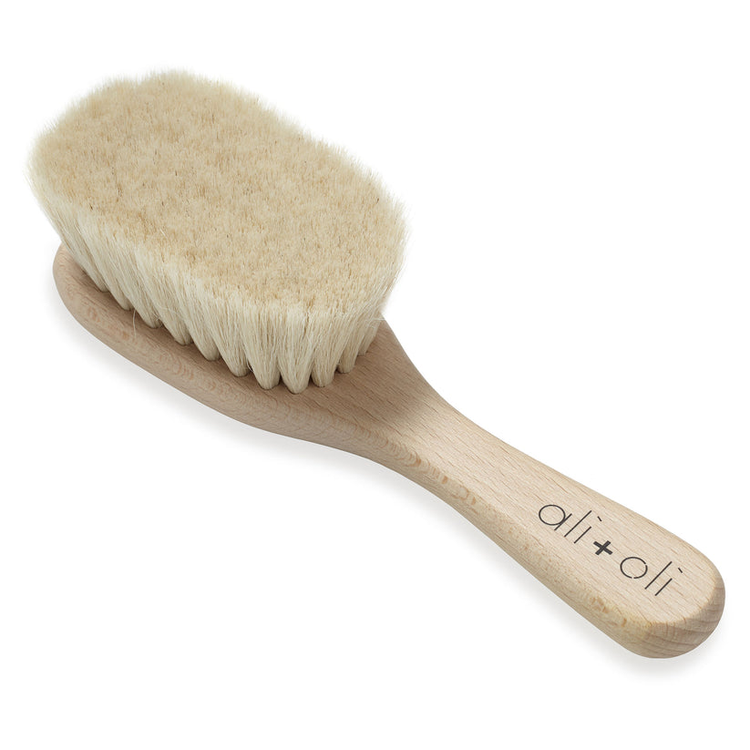 Ali + Oli Soft Goat Hair Newborn Baby Brush