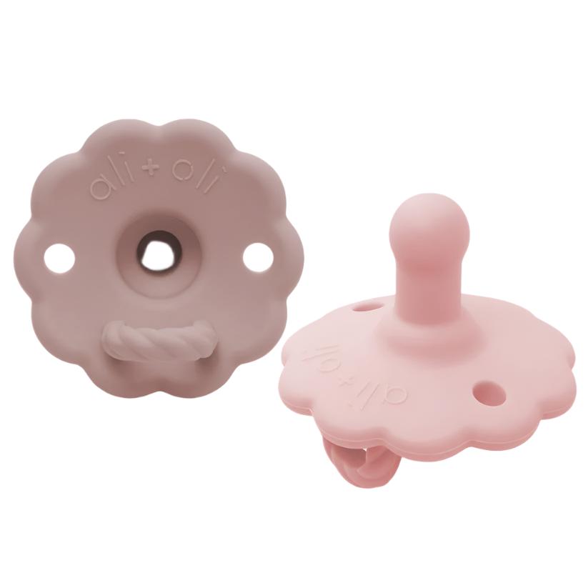 Ali + Oli BPA-Free Silicone Baby Pacifiers - 2 Pc.