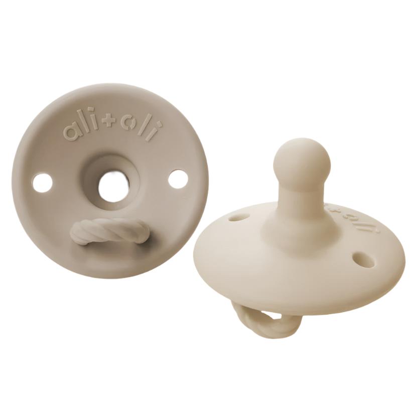 Ali + Oli BPA-Free Silicone Baby Pacifiers - 2 Pc.