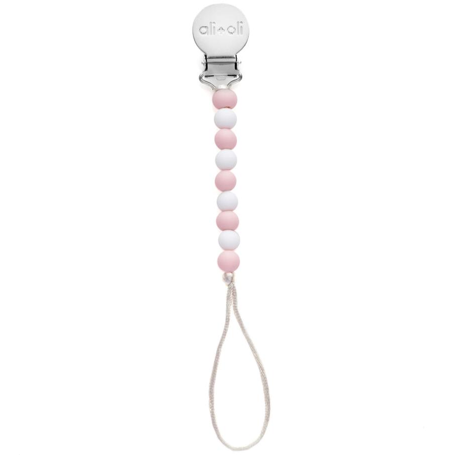 Ali + Oli Beaded Silicone Pacifier Clip