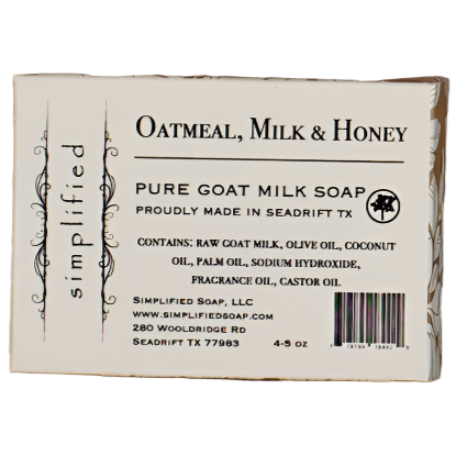 Simplified Soap Goat Milk Bar Soap - 5 oz.