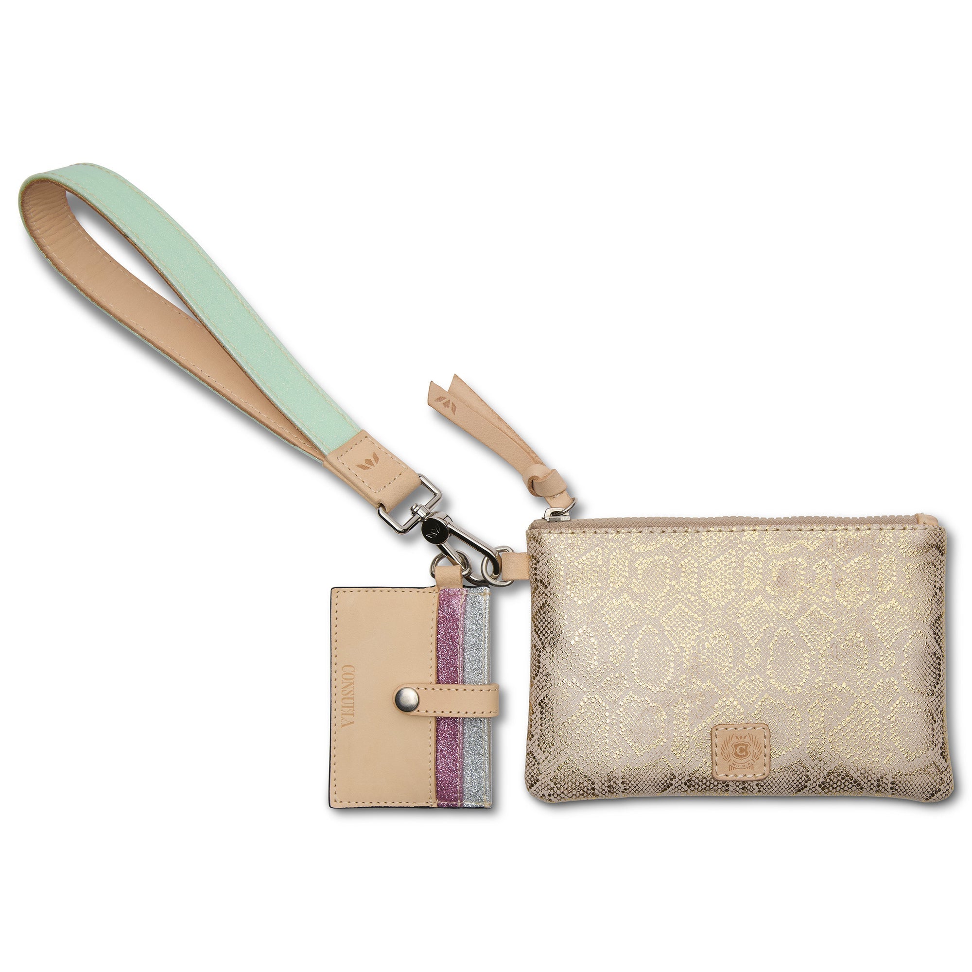 Consuela Bam Bam shops Combi Wristlet