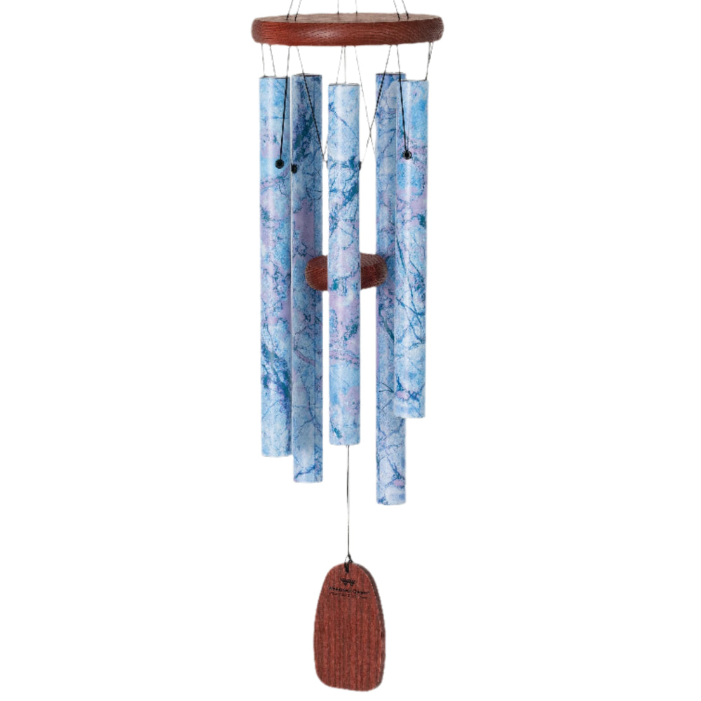 Marbled-Style Patina Windchime - 24"