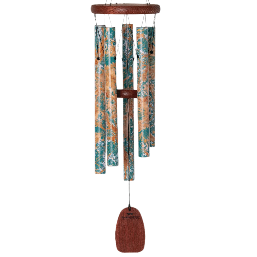 Marbled-Style Patina Windchime - 24"