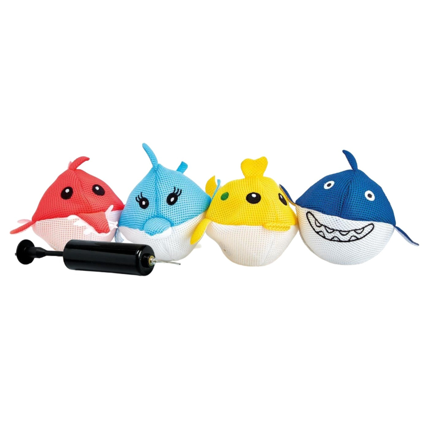 Sea Buddies Inflatable Fish-Shaped Balls - 2 Pc.