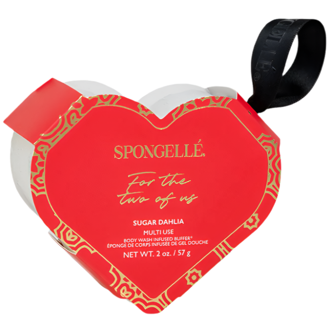 Spongelle Heart Shaped Bath Sponge - 2 oz.