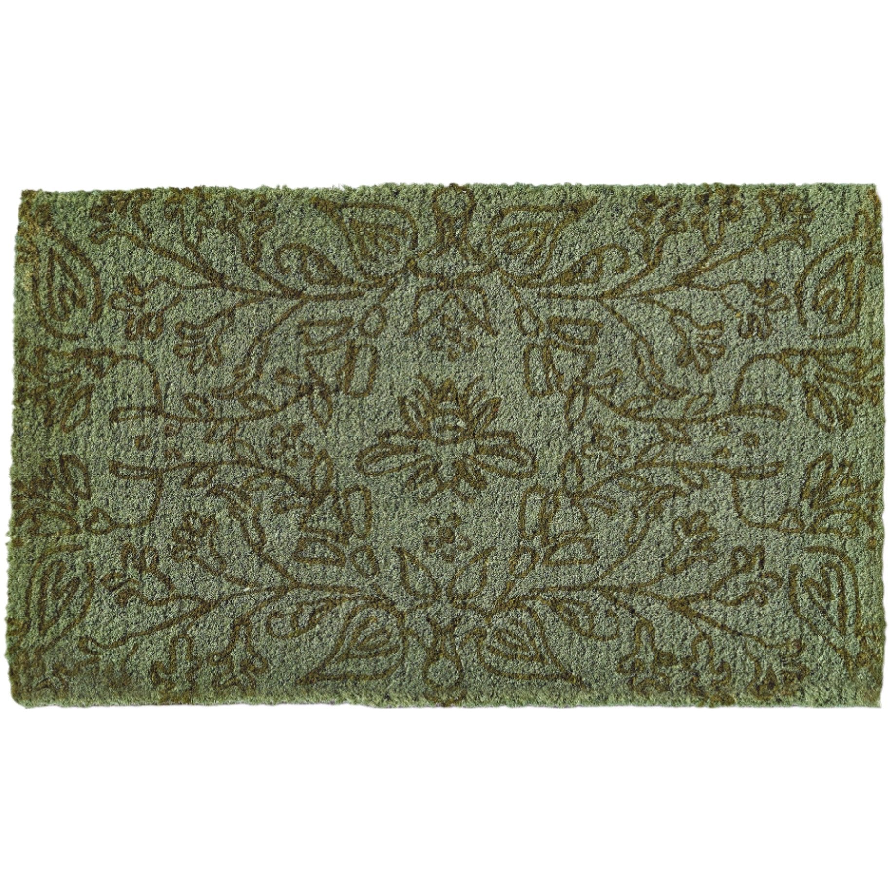 Green Honeysuckle & Bee Coir Mat - 18" x 30"