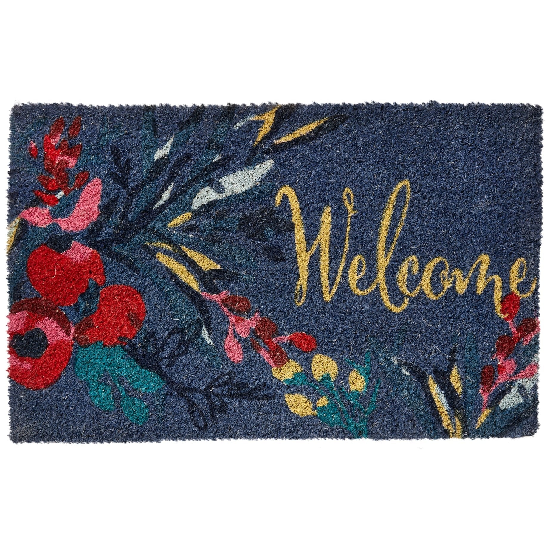 Autumn Botanicals "Welcome" Coir Mat - 18" x 30"