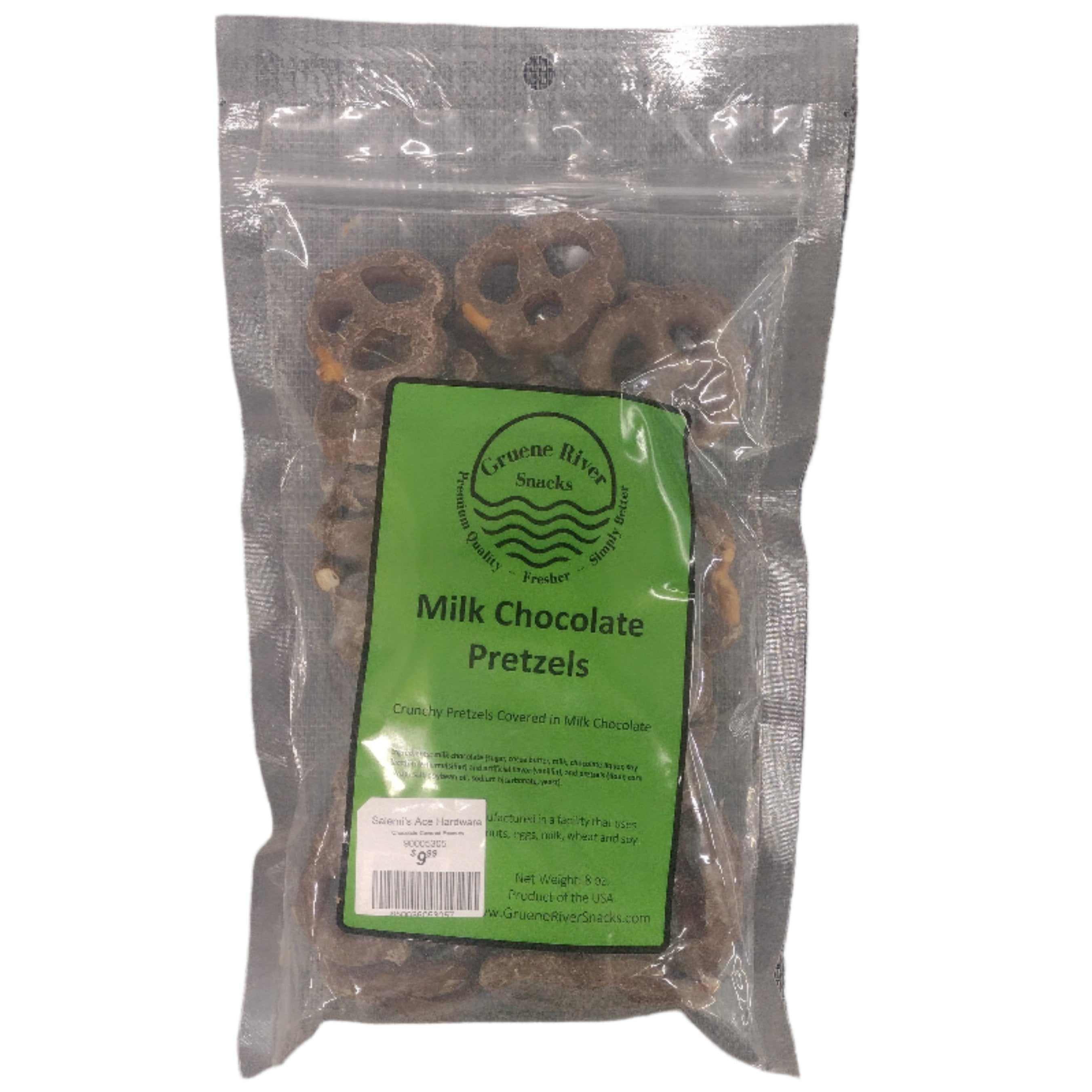 Gruene River Chocolate Pretzels - 8 oz.