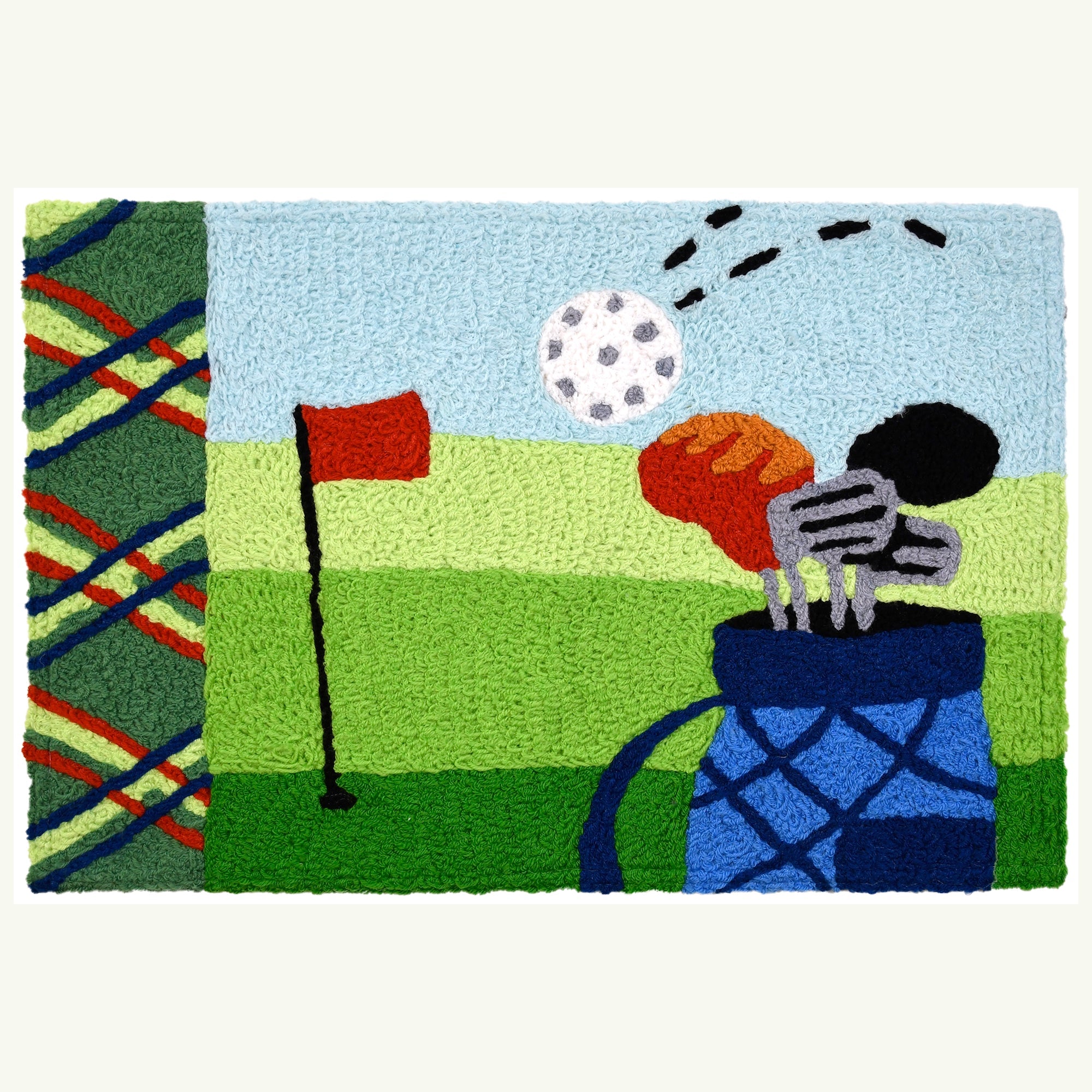 Jellybean Hole In One Golf Rug - 20" x 30"