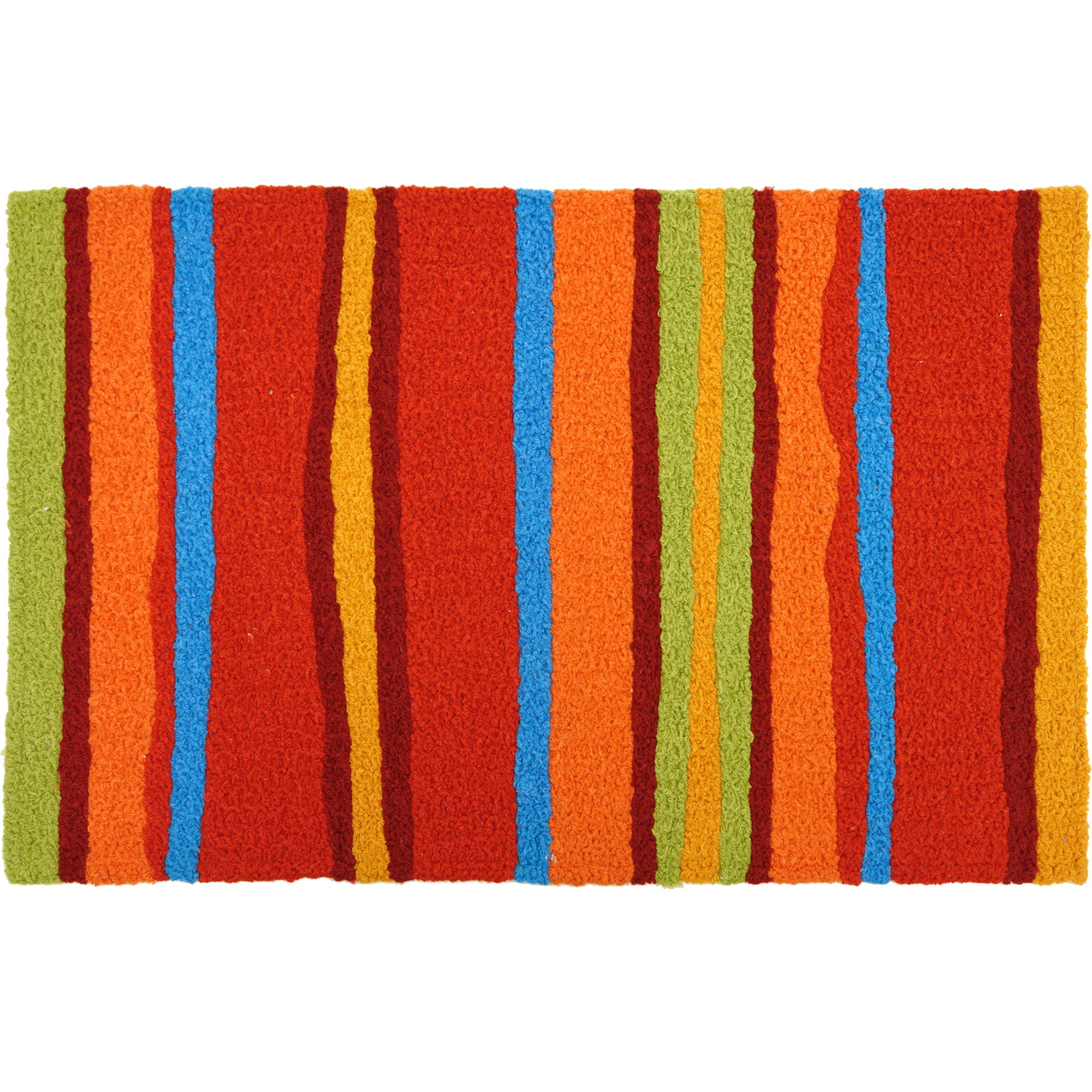 Jellybean Fiesta Stripes Rug - 21" x 33"