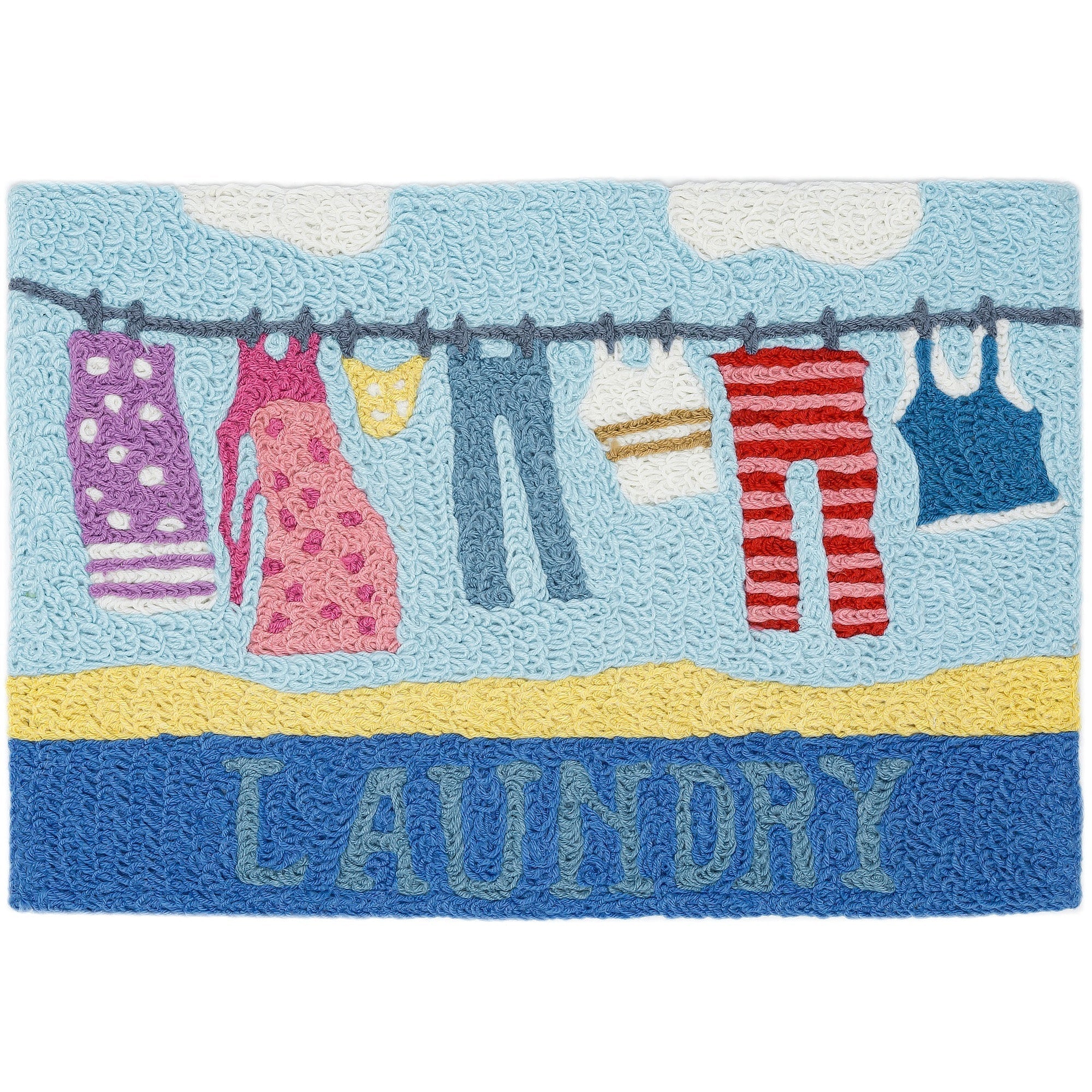 Jellybean Laundry Time Rug - 20" x 30"