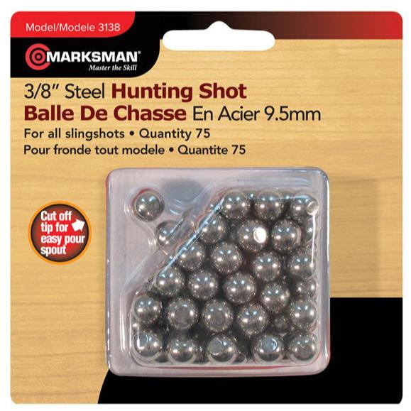 Marksman Steel Shot Slingshot Ammunition