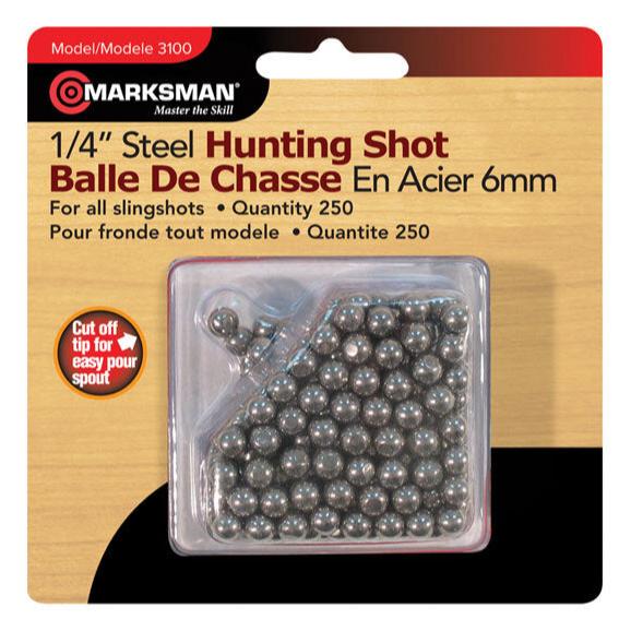 Marksman Steel Shot Slingshot Ammunition