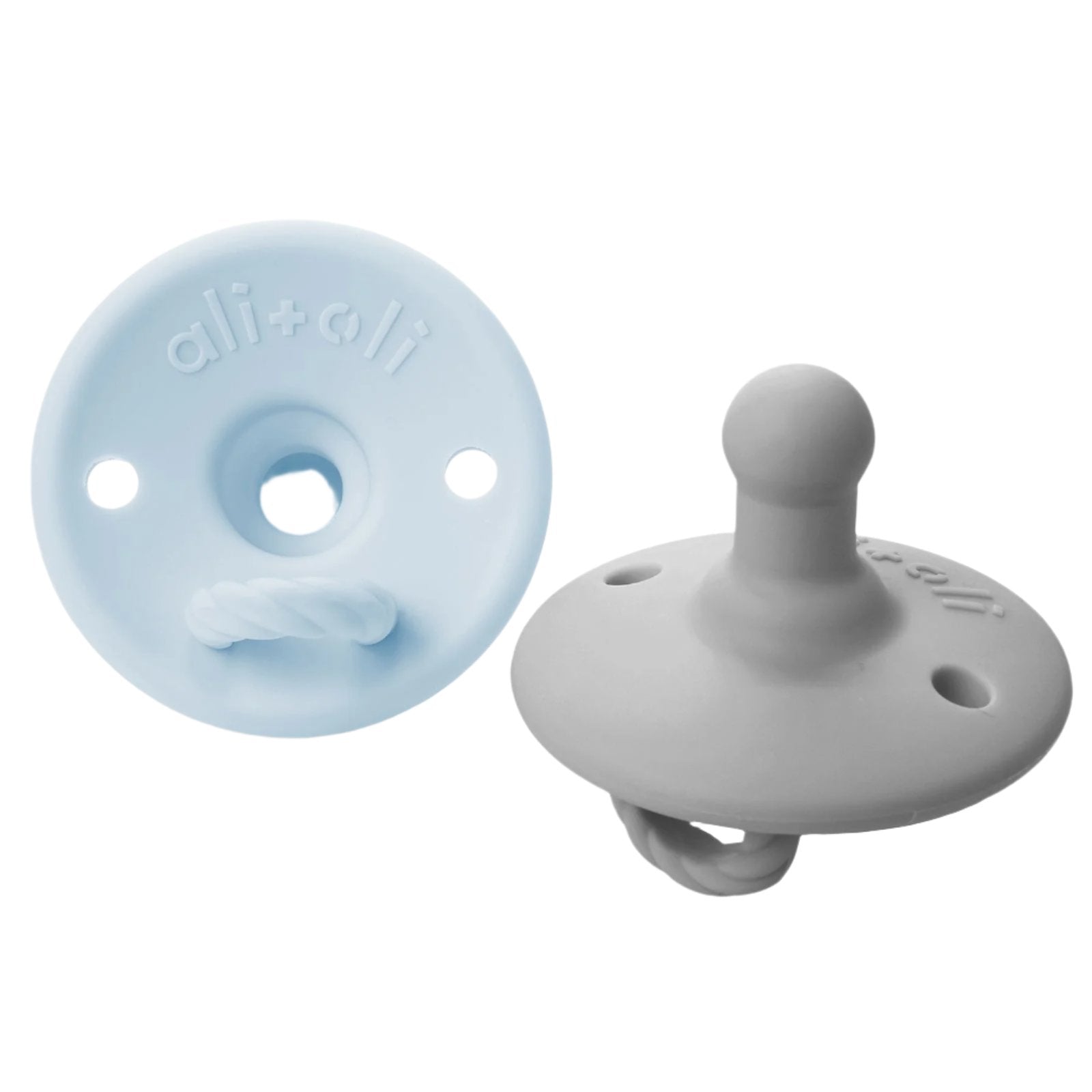 Ali + Oli BPA-Free Silicone Baby Pacifiers - 2 Pc.