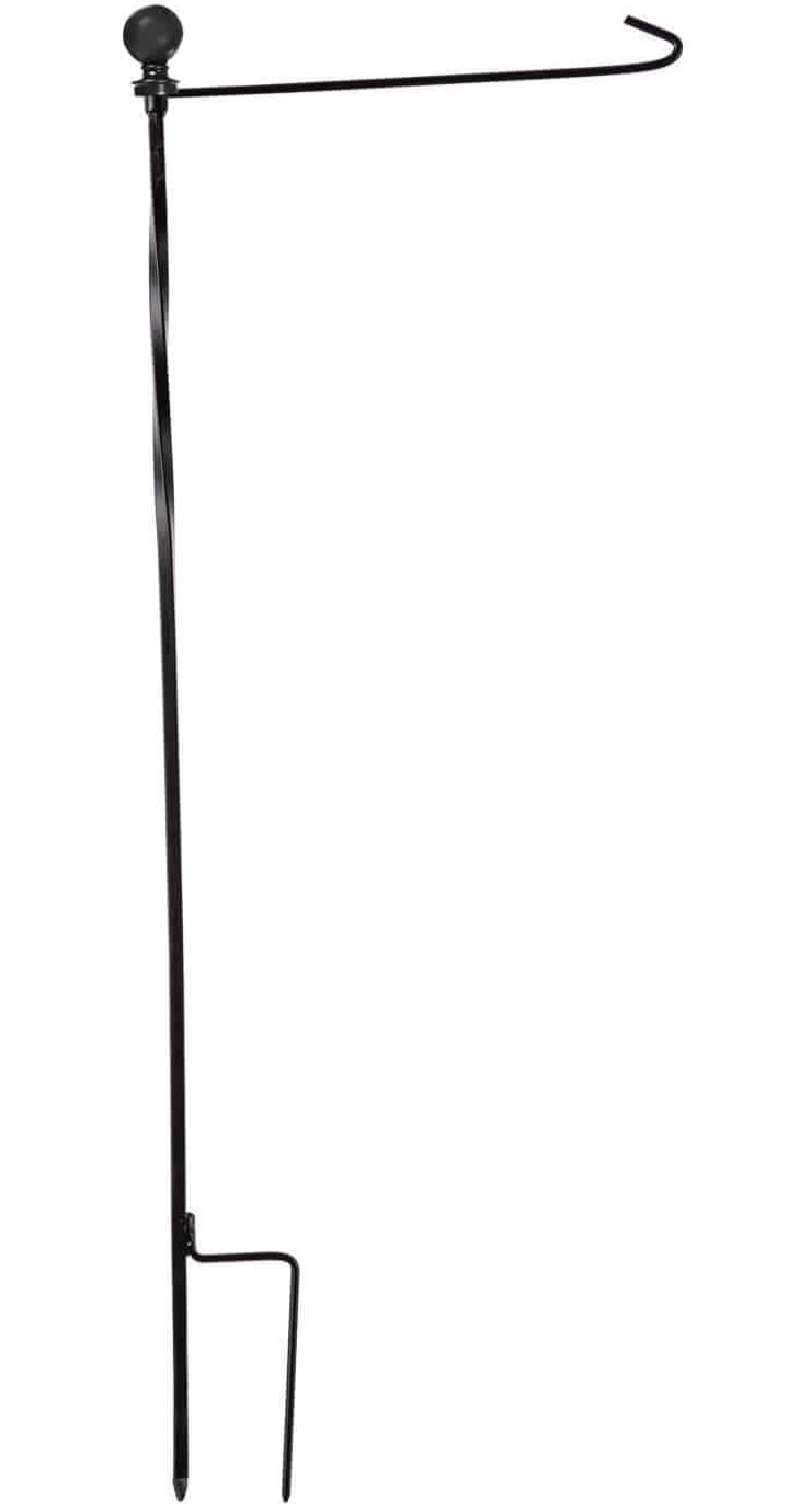 Spiral Twist Metal Garden Flag Stand - 42"