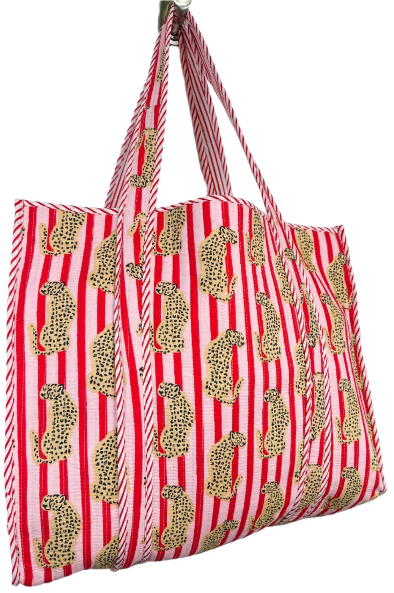 Folklore Couture Quilted Cotton Tote