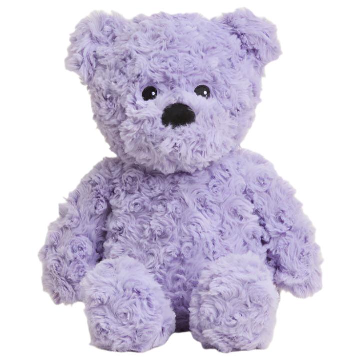 Warmies Plush Purple Curly Bear