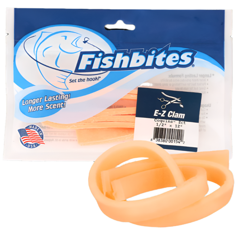 Fishbites E-Z Footlong Bait Strips (Clam) - 2 pc.