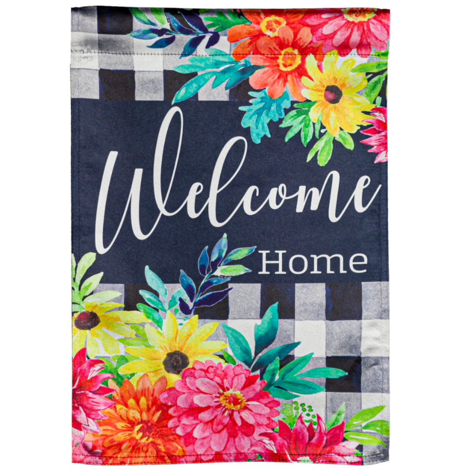 Evergreen "Welcome" Themed Garden Flags - 12.5" x 18"