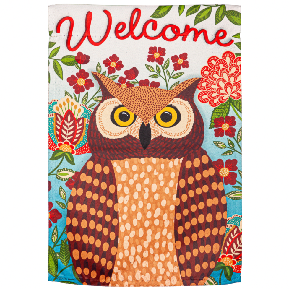 Evergreen "Welcome" Themed Garden Flags - 12.5" x 18"