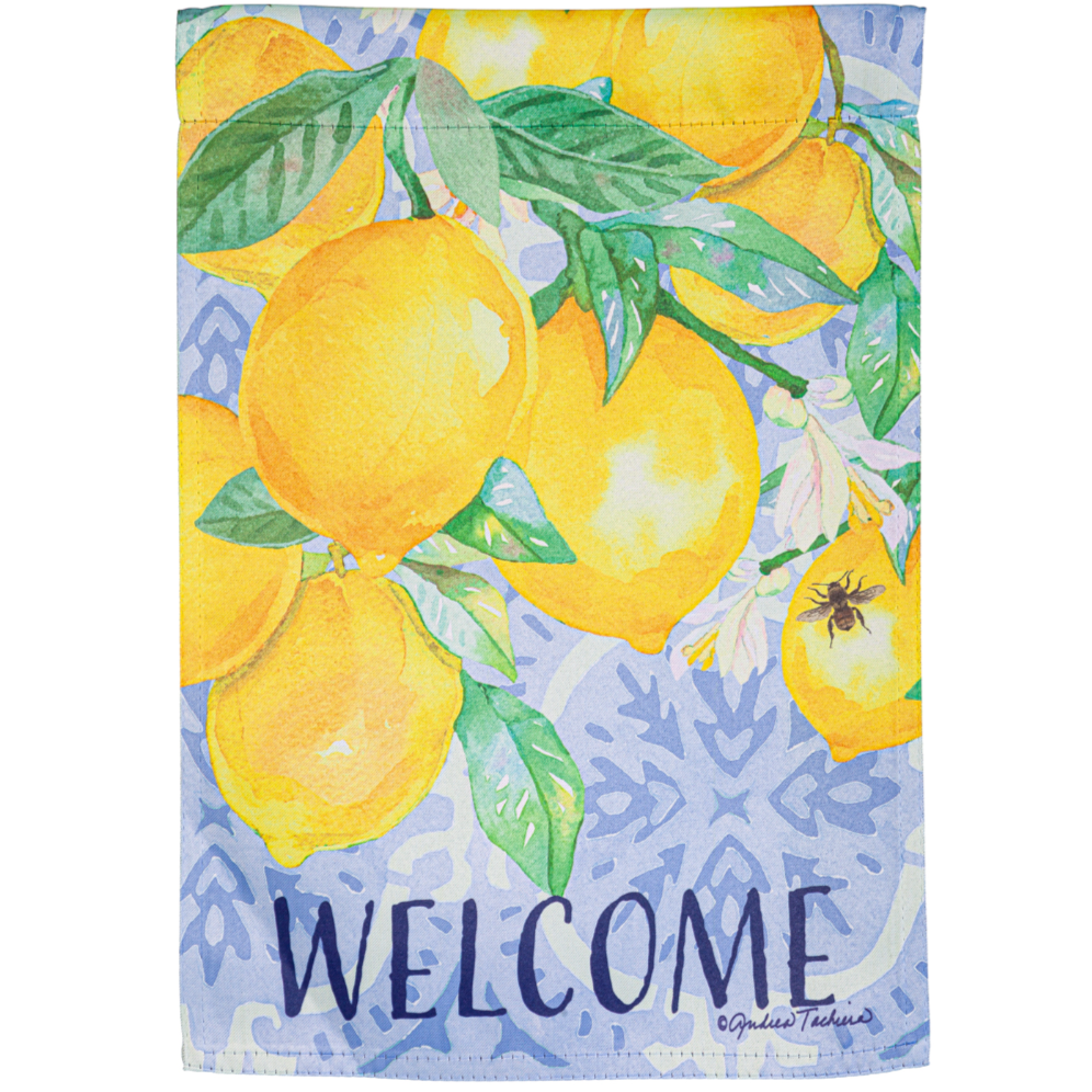 Evergreen "Welcome" Themed Garden Flags - 12.5" x 18"