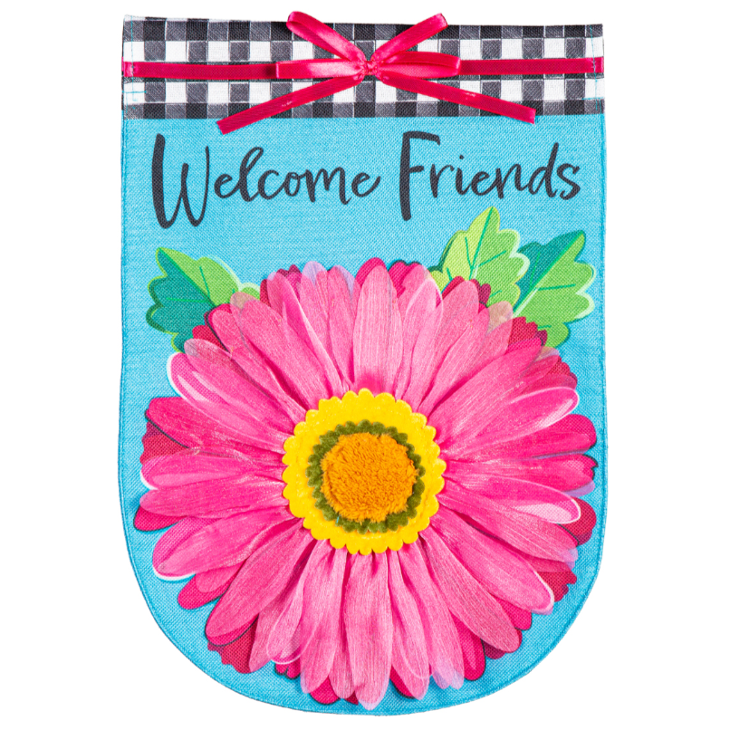 Evergreen "Welcome" Themed Garden Flags - 12.5" x 18"