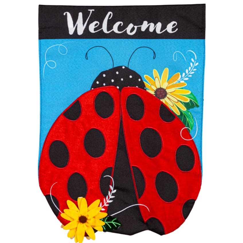 Evergreen "Welcome" Themed Garden Flags - 12.5" x 18"