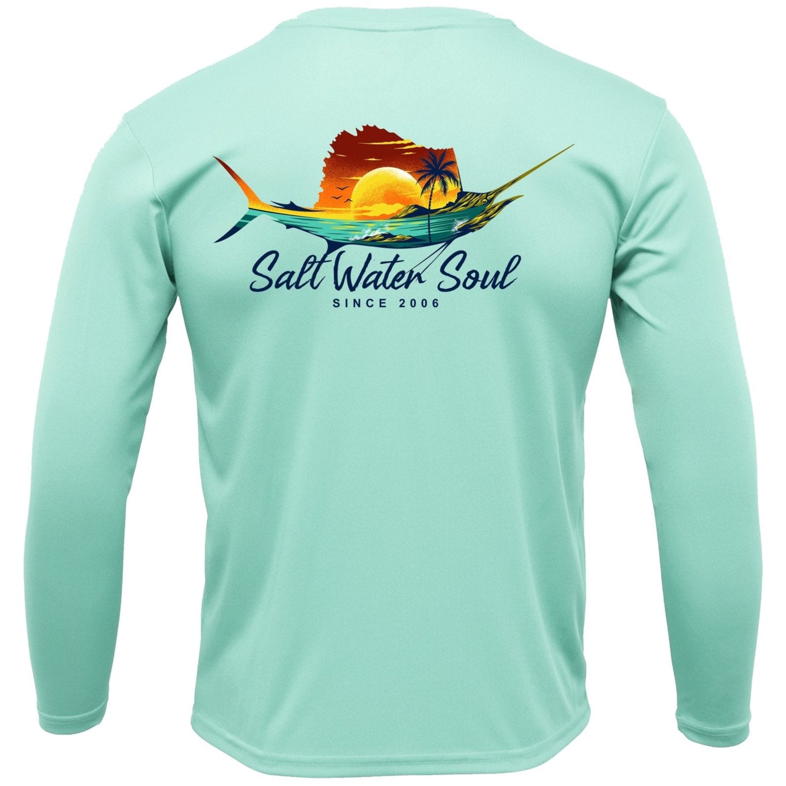 Salt Water Soul Performance Long Sleeve Shirts