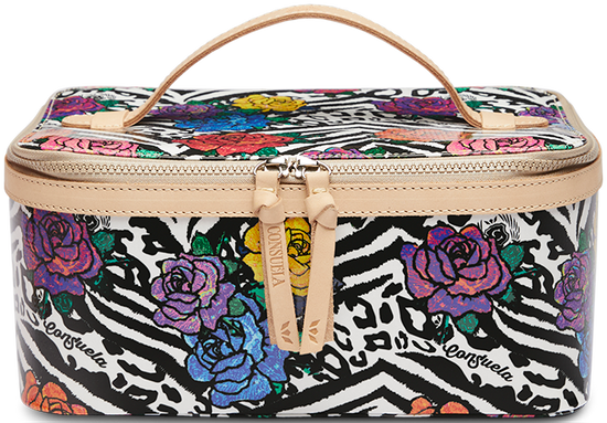 Consuela Train Case Cosmetic Bag