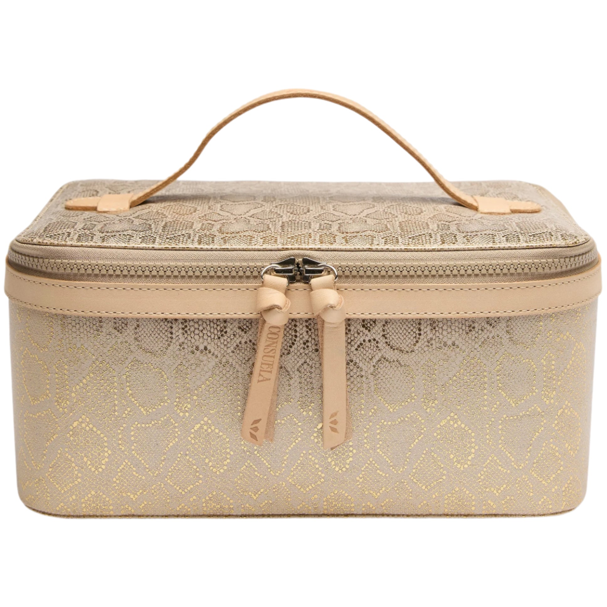 Consuela Train Case Cosmetic Bag