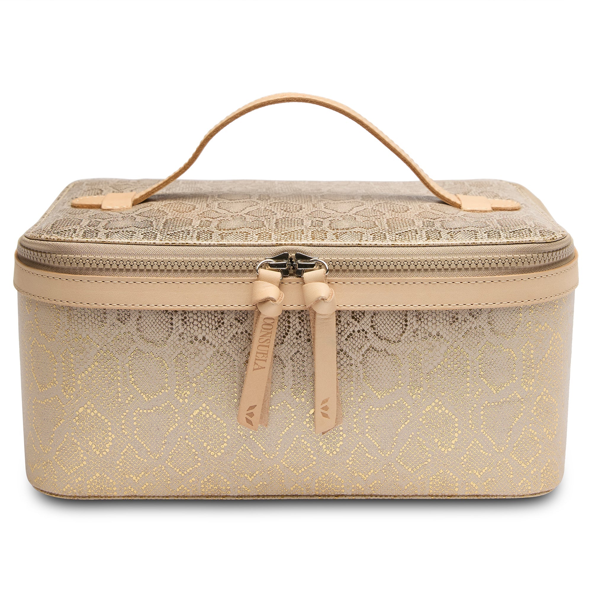 Consuela Train Case Cosmetic Bag