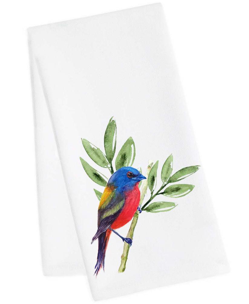 Painted Bunting Tea Towel