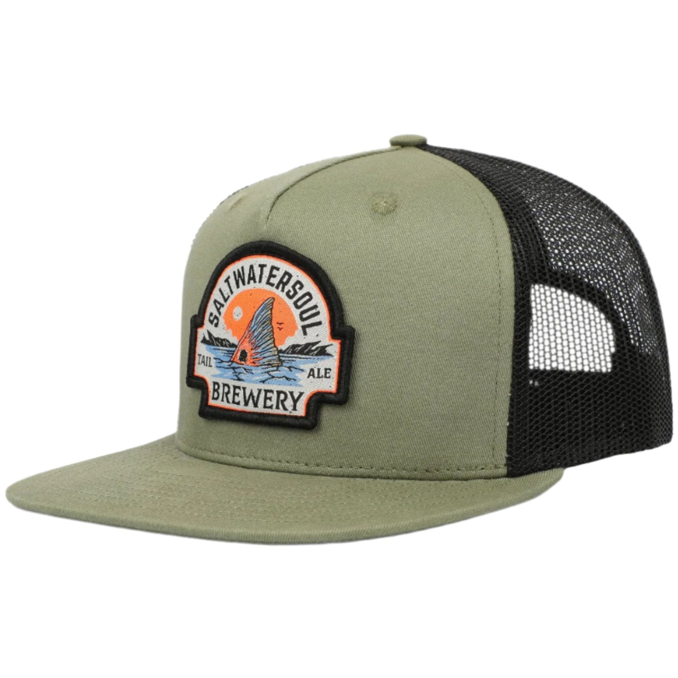 Salt Water Soul Tail Ale Brewery Mesh Snapback Hat