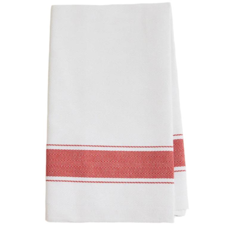 Classic Italian Cotton Herringbone Kitchen Towels