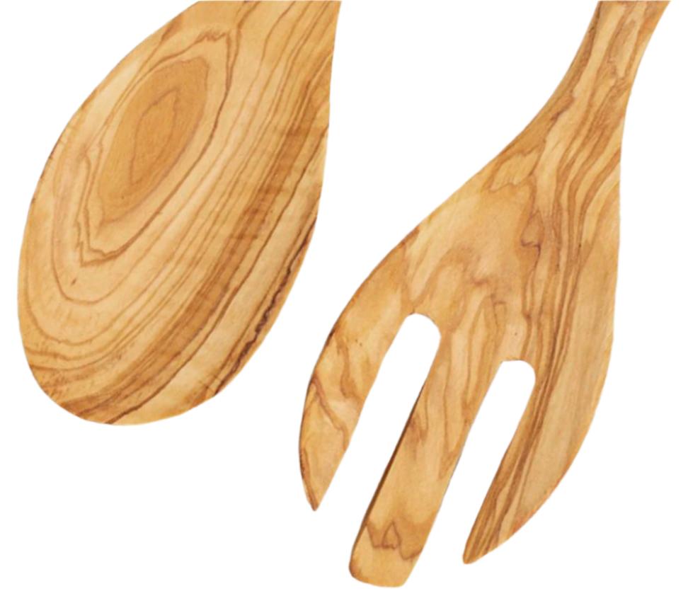 Italian Olivewood Salad Servers - 2 pc.