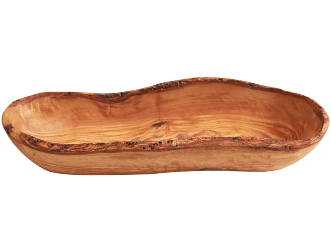 Italian Olivewood Boat Bowl - 12"