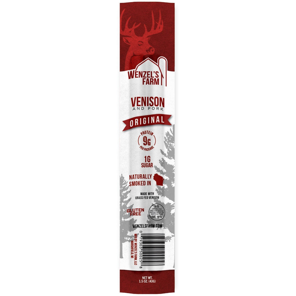 Wenzel's Farm Venison Snack Sticks - 1.5 oz.