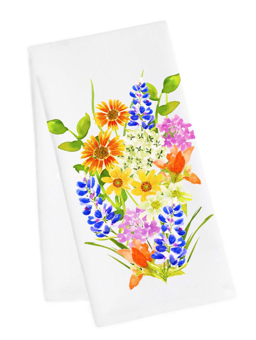 Wildflowers Tea Towel