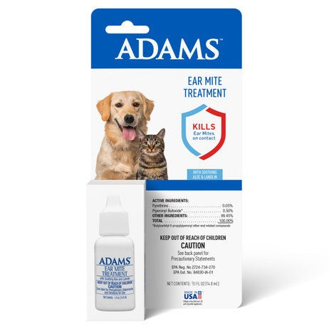 Adams Plus Ear Mite Treatment - 0.5 oz.