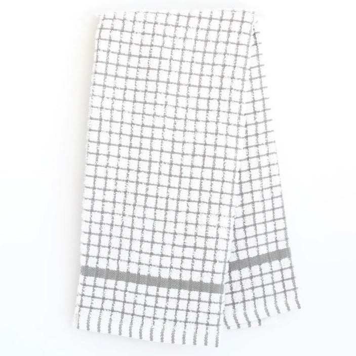 Grid Pattern Terry Kitchen Dishtowels - 20" x 30"