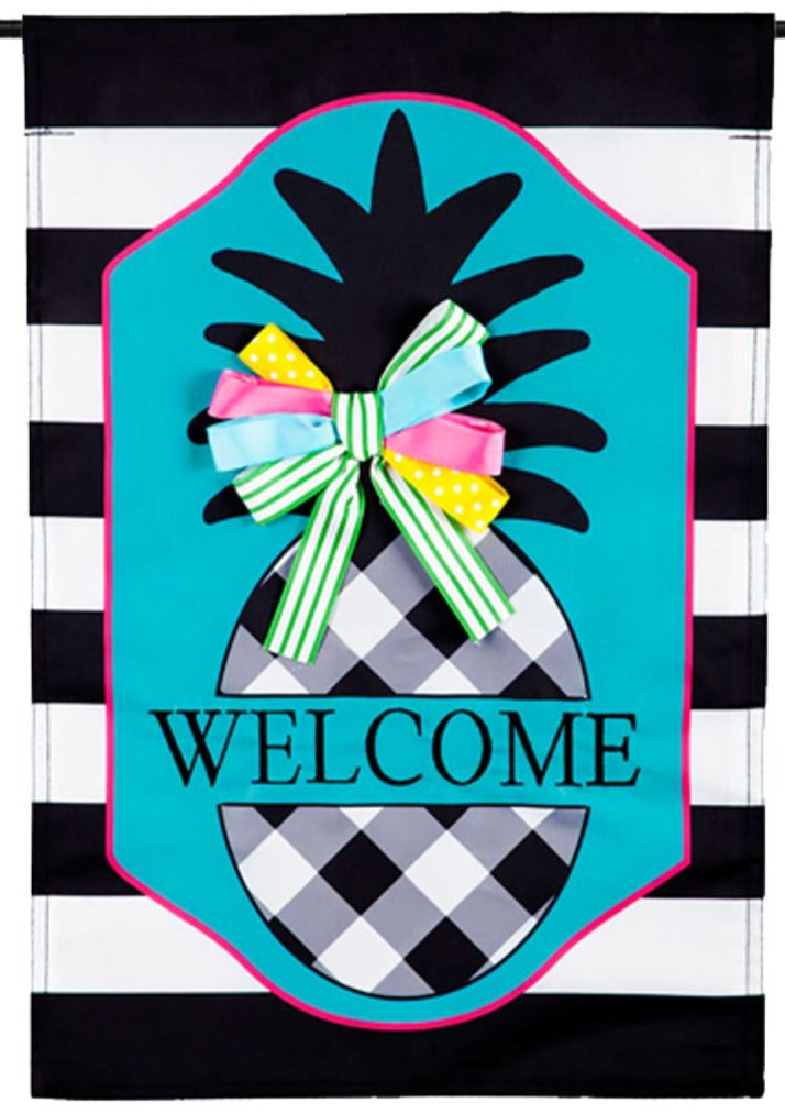 Evergreen "Welcome" Themed Garden Flags - 12.5" x 18"