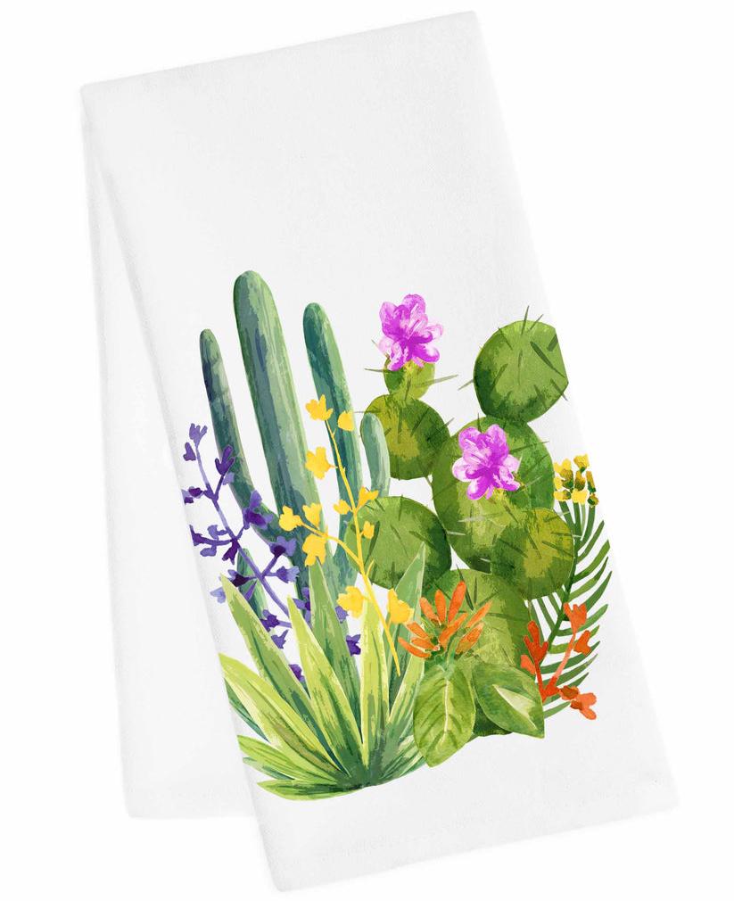 Texas Cacti Tea Towel