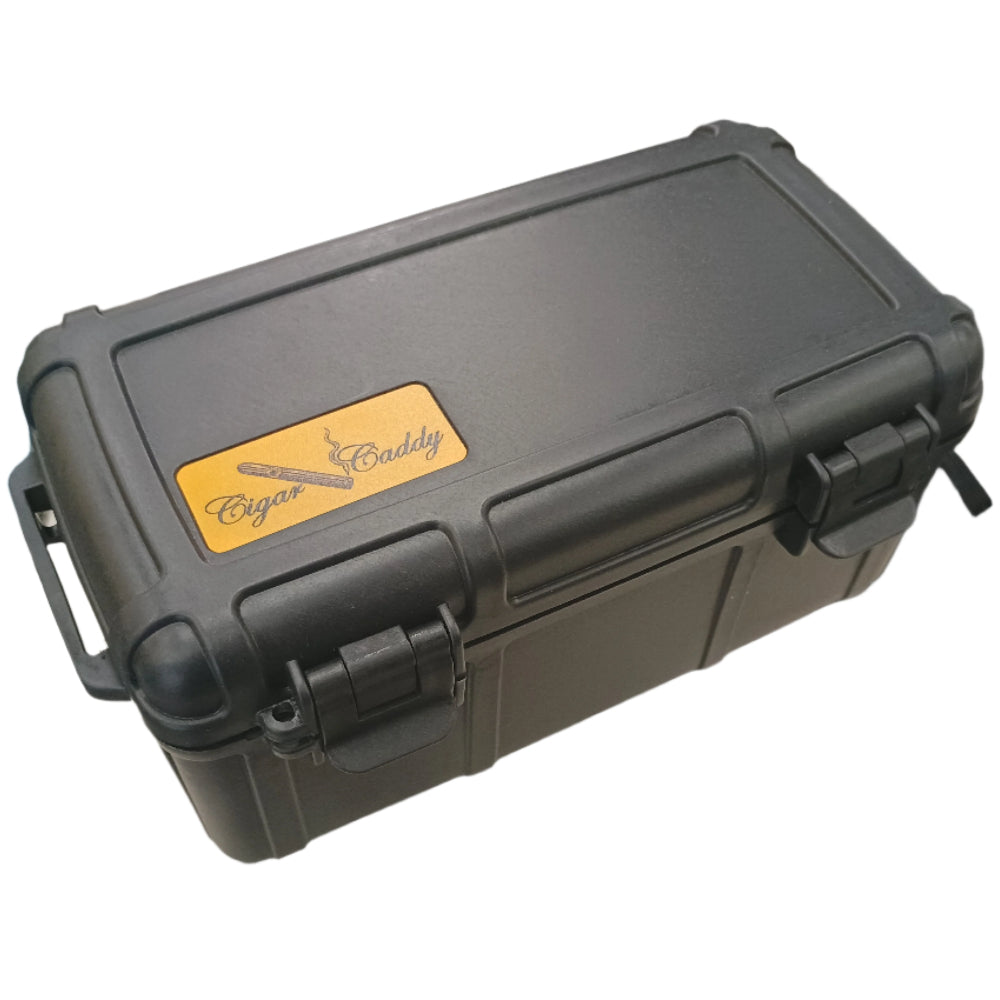 Cigar Caddy Airtight 15-Cigar Travel Humidor Case