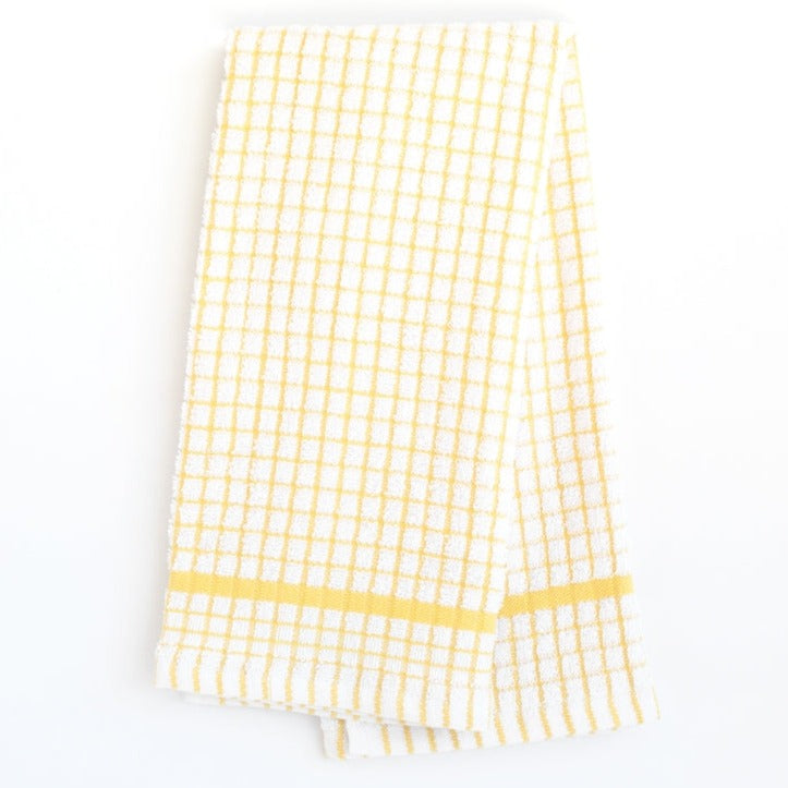 Grid Pattern Terry Kitchen Dishtowels - 20" x 30"