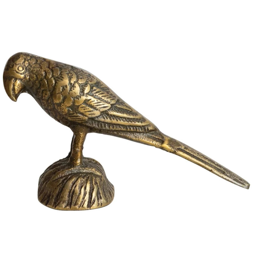 Cast Aluminum Antique Finish Bird