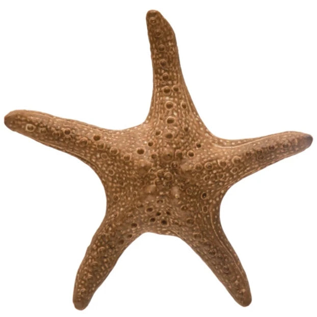 Glazed Stoneware Starfish - 10.25"