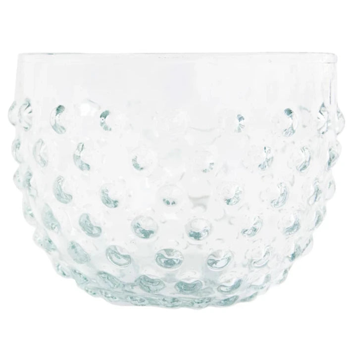 Recycled Glass Hobnail Bowl - 4"