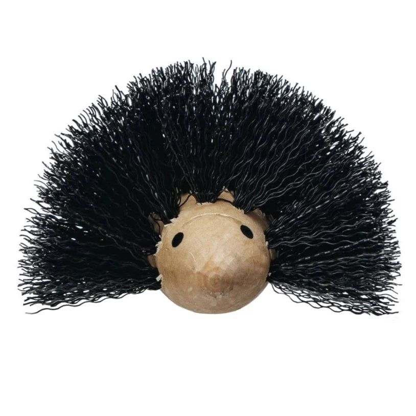 Hedgehog-Shaped Plastic Bristle Brush